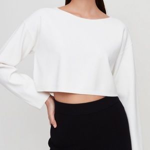 Babaton cropped sweater size small